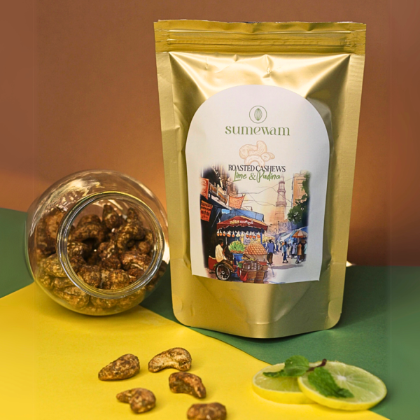 Lime & Pudina Flavoured Cashews - Image 2