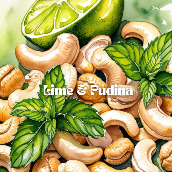 Lime & Pudina Flavoured Cashews - Image 4